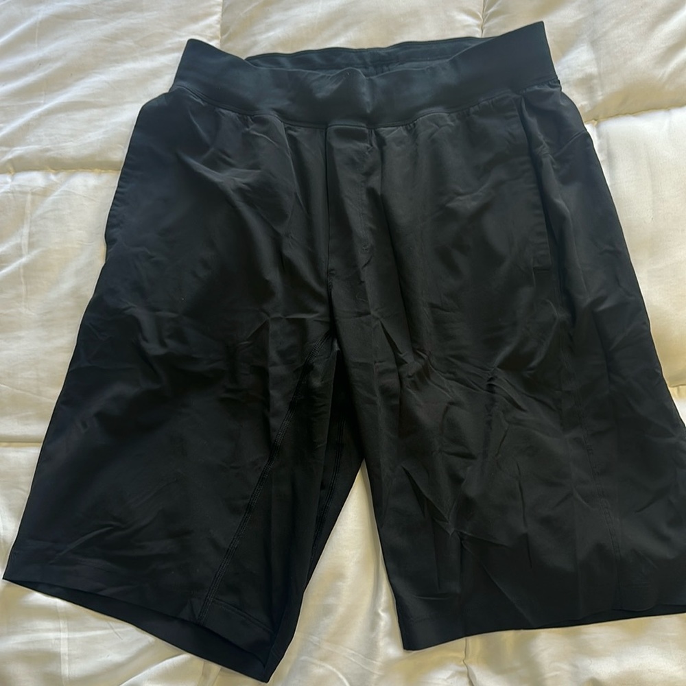 Black lululemon shorts